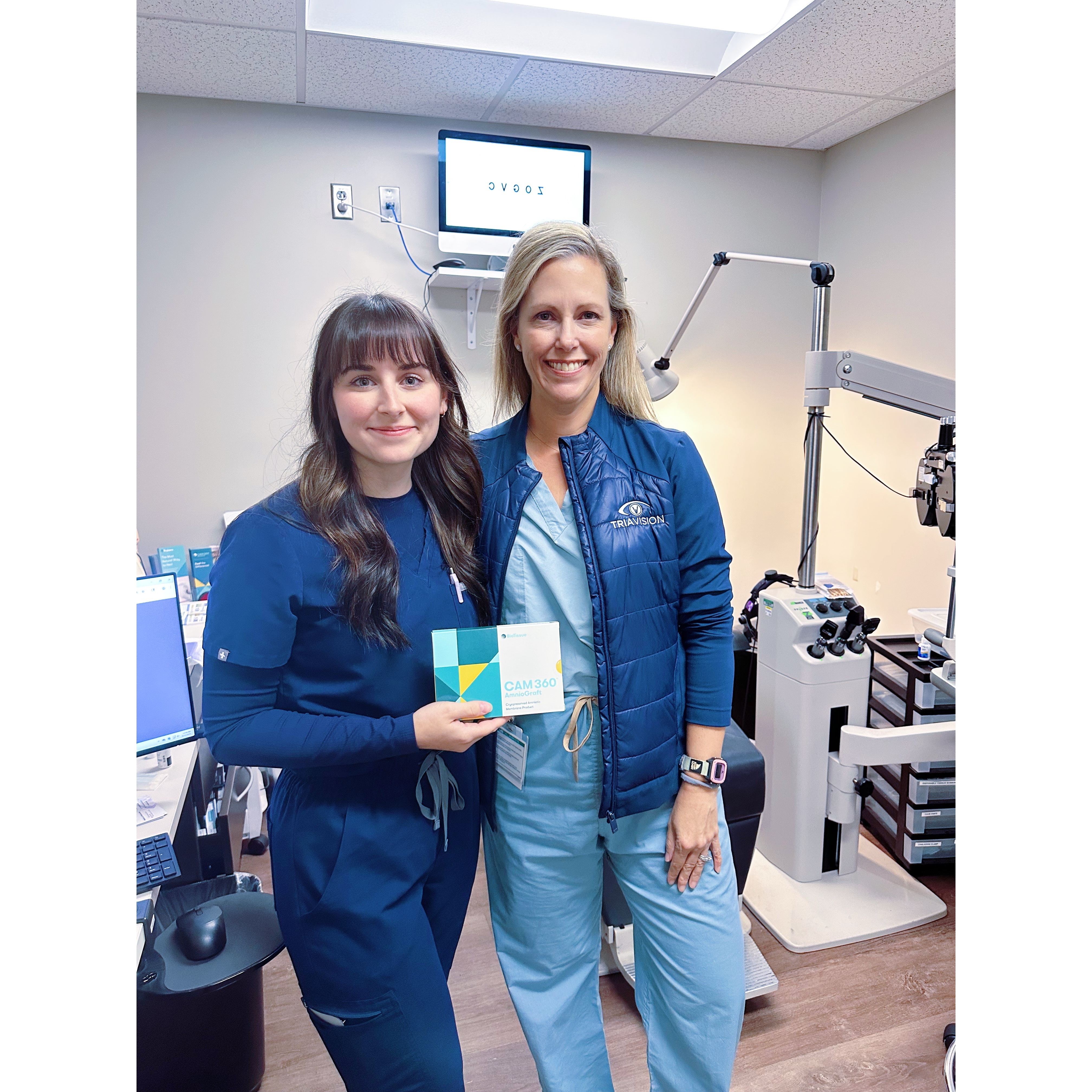 Dr. Priscilla Fowler & Ophthalmic Technician Shannon Allen 